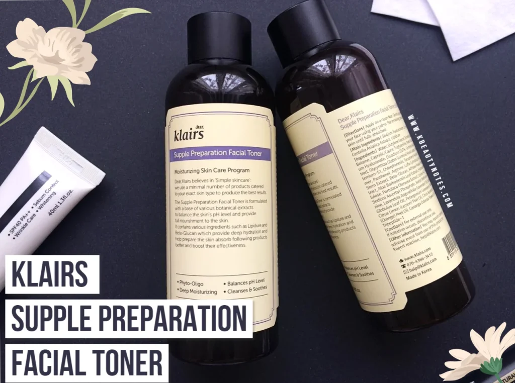 Klairs Supple Preparation Facial Toner -  Best Korean Toner For Acne Prone Skin